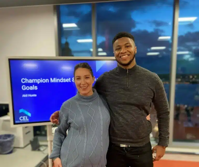 The post image for the CEL Solicitors insight post, Achieving Goals and Having a Champion Mindset – Guest Speaker Akil Hunte.