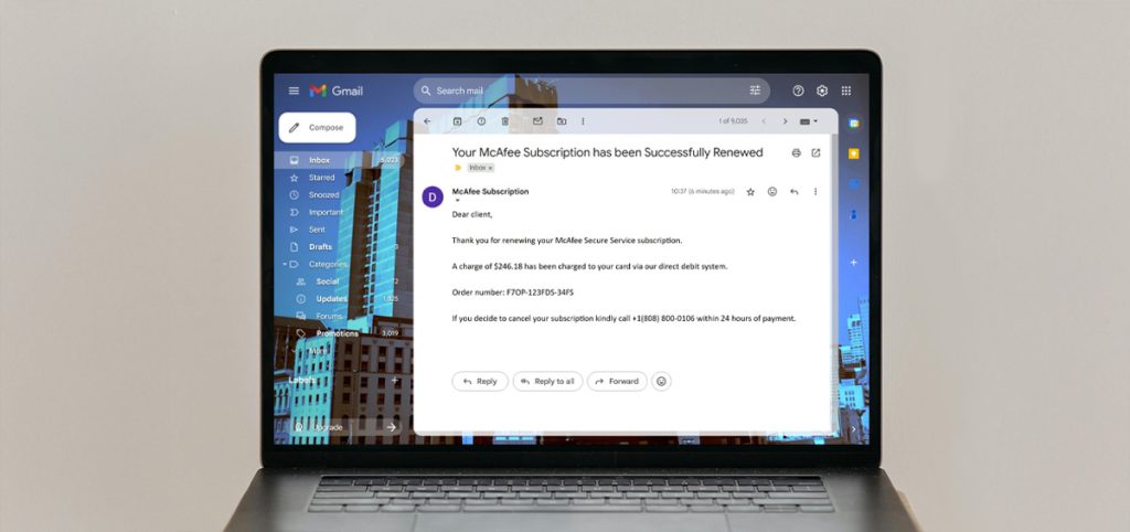 A photograph representing the CEL Solicitors post, McAfee Scams: How To Spot & Avoid