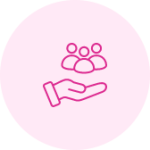An icon showing the process step, Once compensation is paid, we help you plan next steps and protect your award if needed.